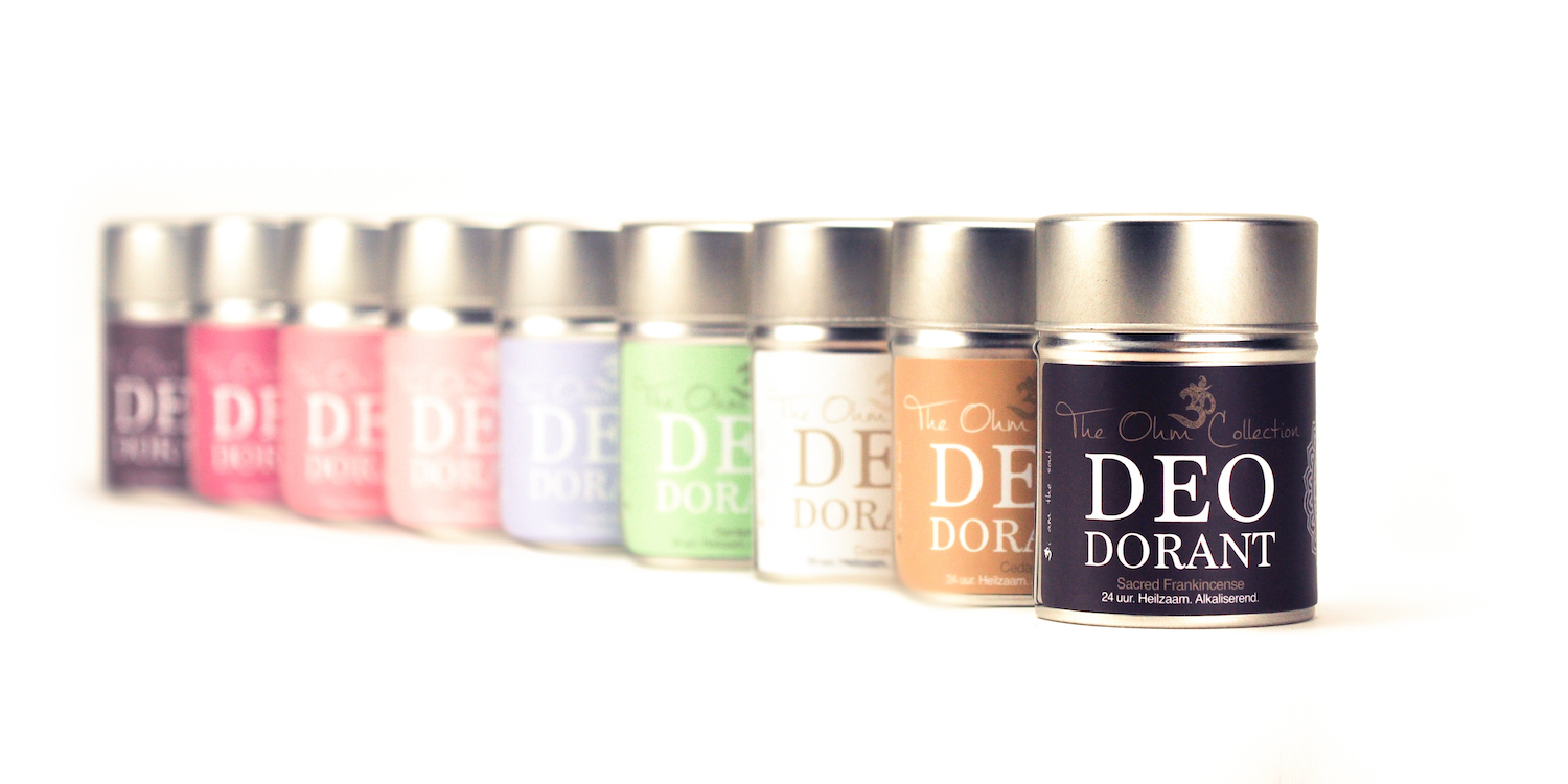 The Ohm Collection natuurlijke poeder deo The Ohm Collection natuurlijke deodorant zonder aluminium